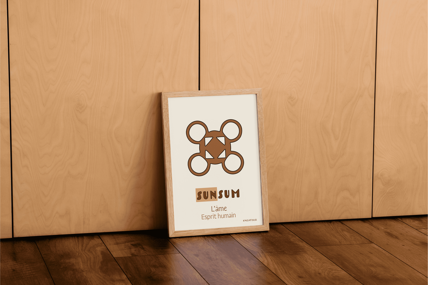 Collection d'affiches décoratives : Adinkra choisis